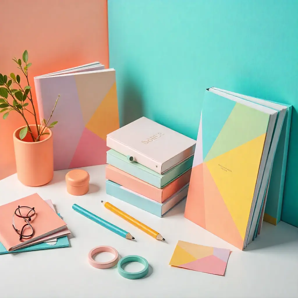 Colorful array of premium craft supplies and stationery items